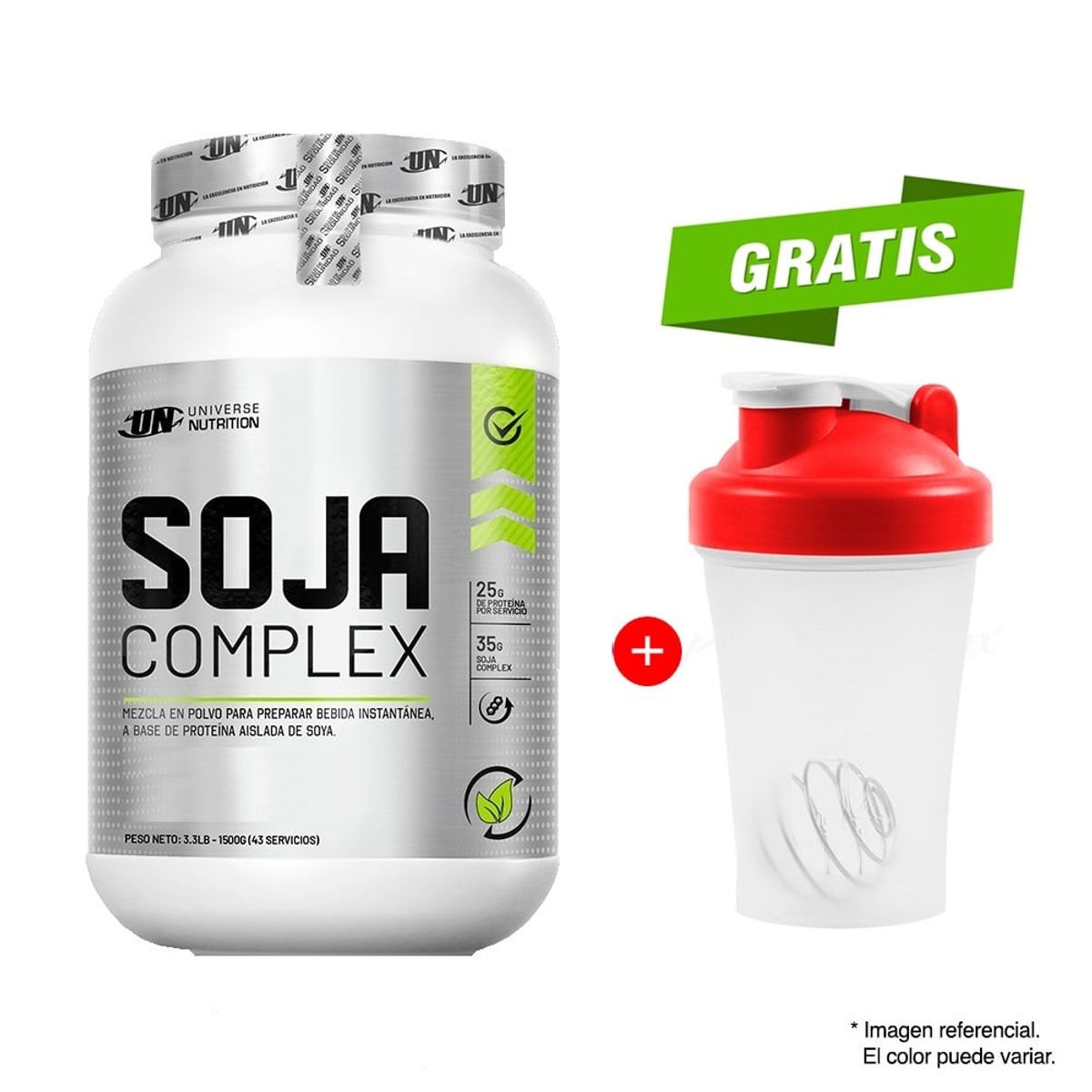 UNIVERSE NUTRITION - Soja Complex 1.5 Kg Vainilla Universe Nutrition