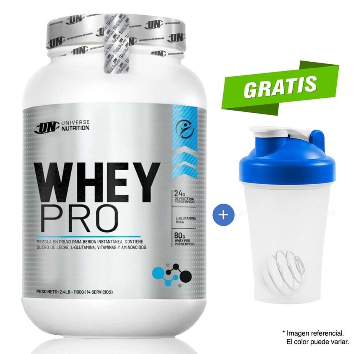 UNIVERSE NUTRITION - Proteína Universe Nutrition Whey Pro 1.1 kg  Vainilla + Shaker