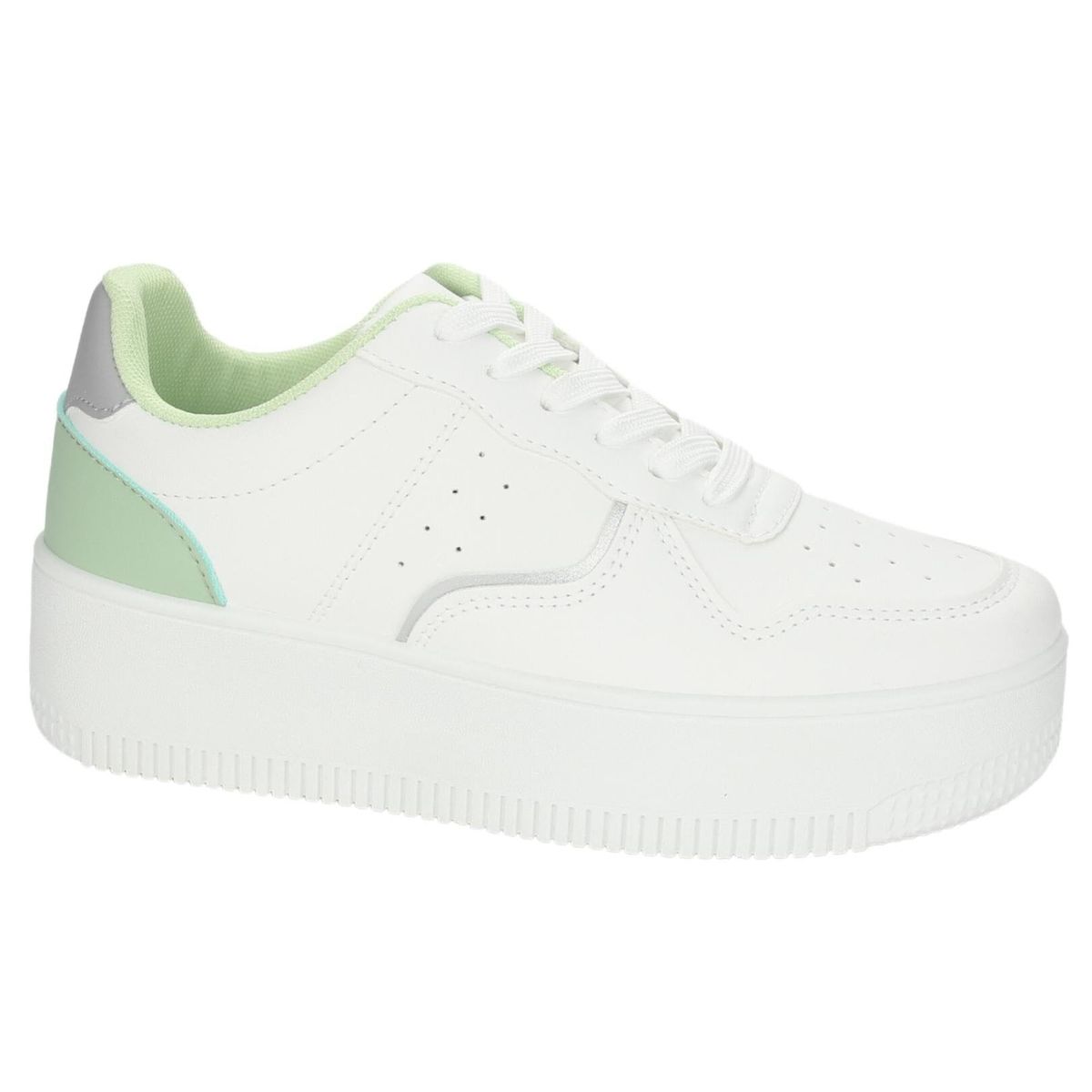 CHALADA - Zapatillas Mujer Blanco Plataforma Chalada Metta-3
