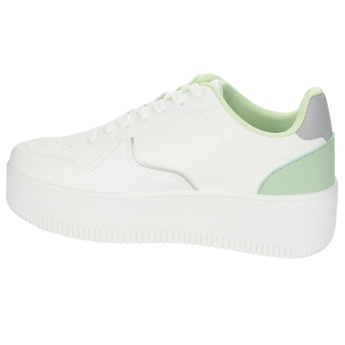 CHALADA - Zapatillas Mujer Blanco Plataforma Chalada Metta-3