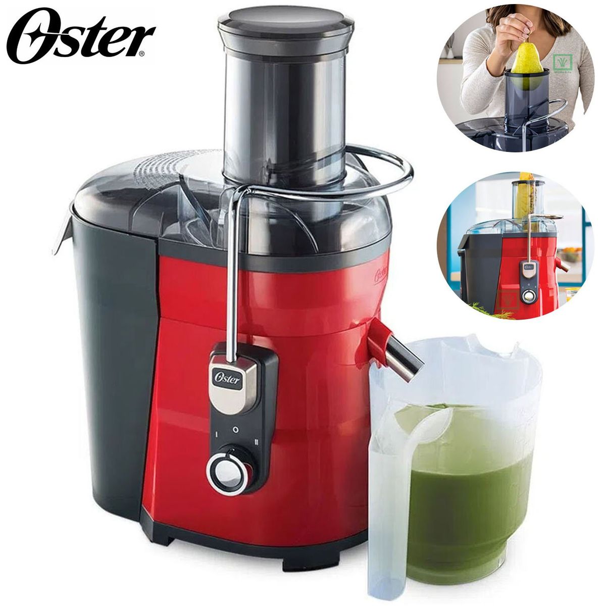 OSTER - Extractor de Jugos FPSTJE317R 600 Watts