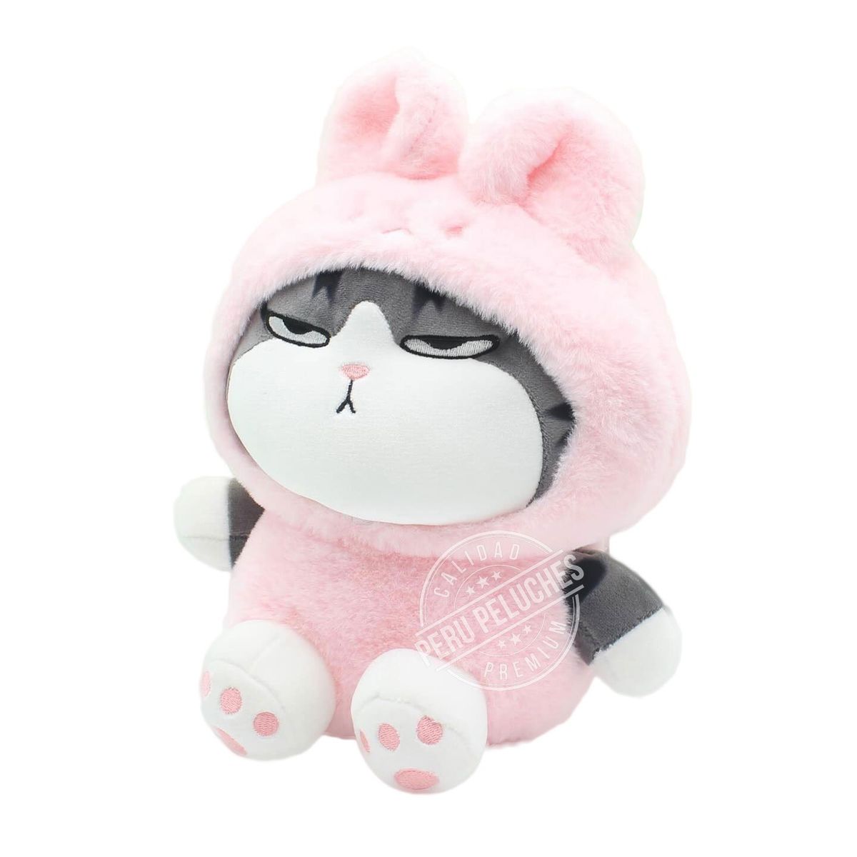 GENERICO - PERU PELUCHES - GATO EMPERADOR ROSA