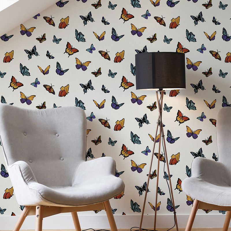 MULTITOP - Papel Tapiz Fashionista Flutterby 052X10 Mts Multi