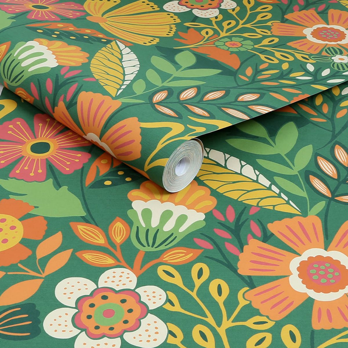 MULTITOP - Papel Tapiz Envy Oopsy Daisy 052X10 Mts Forest Green