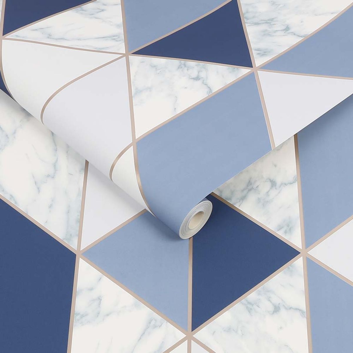 MULTITOP - Papel Tapiz Fresca Marble Geo 052X10 Mts Navy