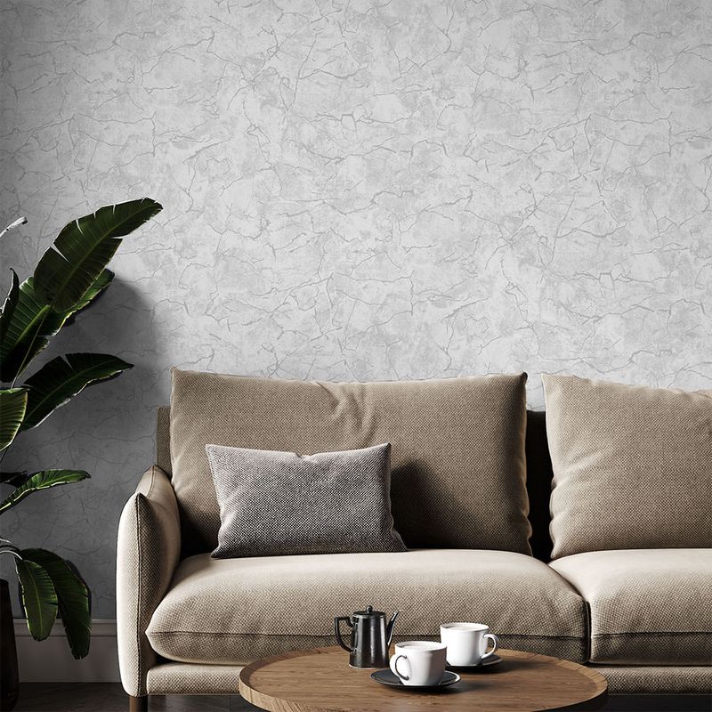 MULTITOP - Papel Tapiz Tactile Carrara 052X10 Mts Grey