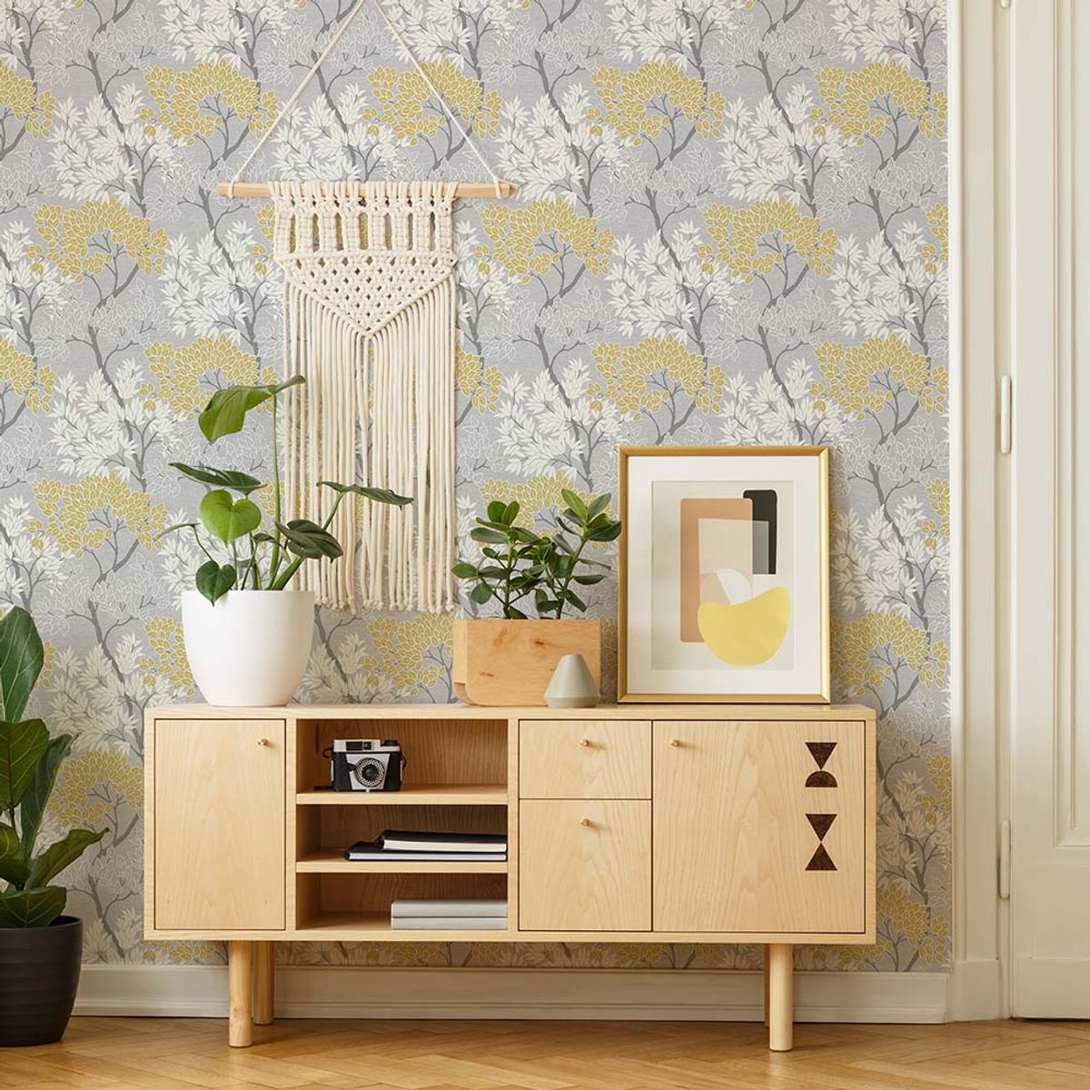 MULTITOP - Papel Tapiz Fresca Lykke Tree 052X10 Mts Ochre