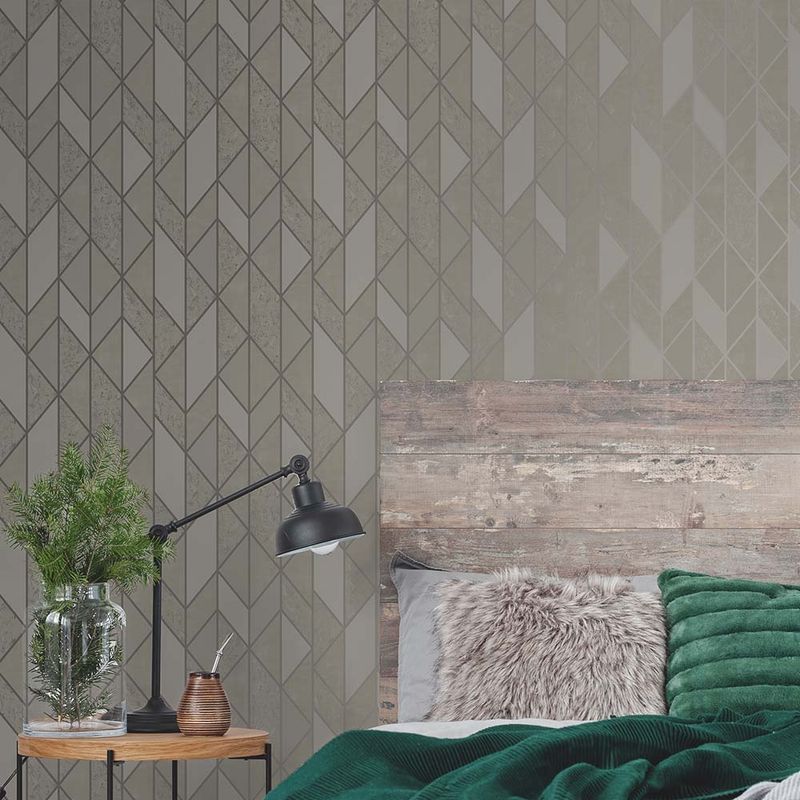 MULTITOP - Papel Tapiz Vittorio Milan Geo 052X10 Mts Taupegold