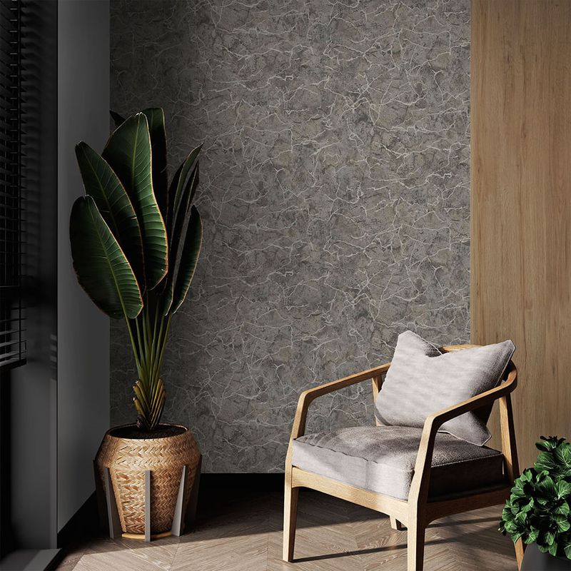 MULTITOP - Papel Tapiz Tactile Carrara 052X10 Mts Taupe