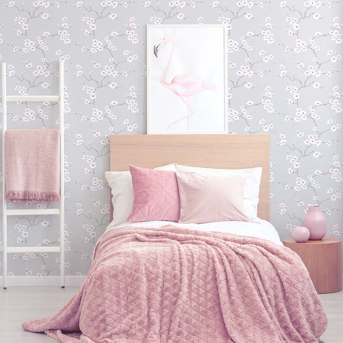 MULTITOP - Papel Tapiz Fresca Apple Blossom 052X10 Mts Grey