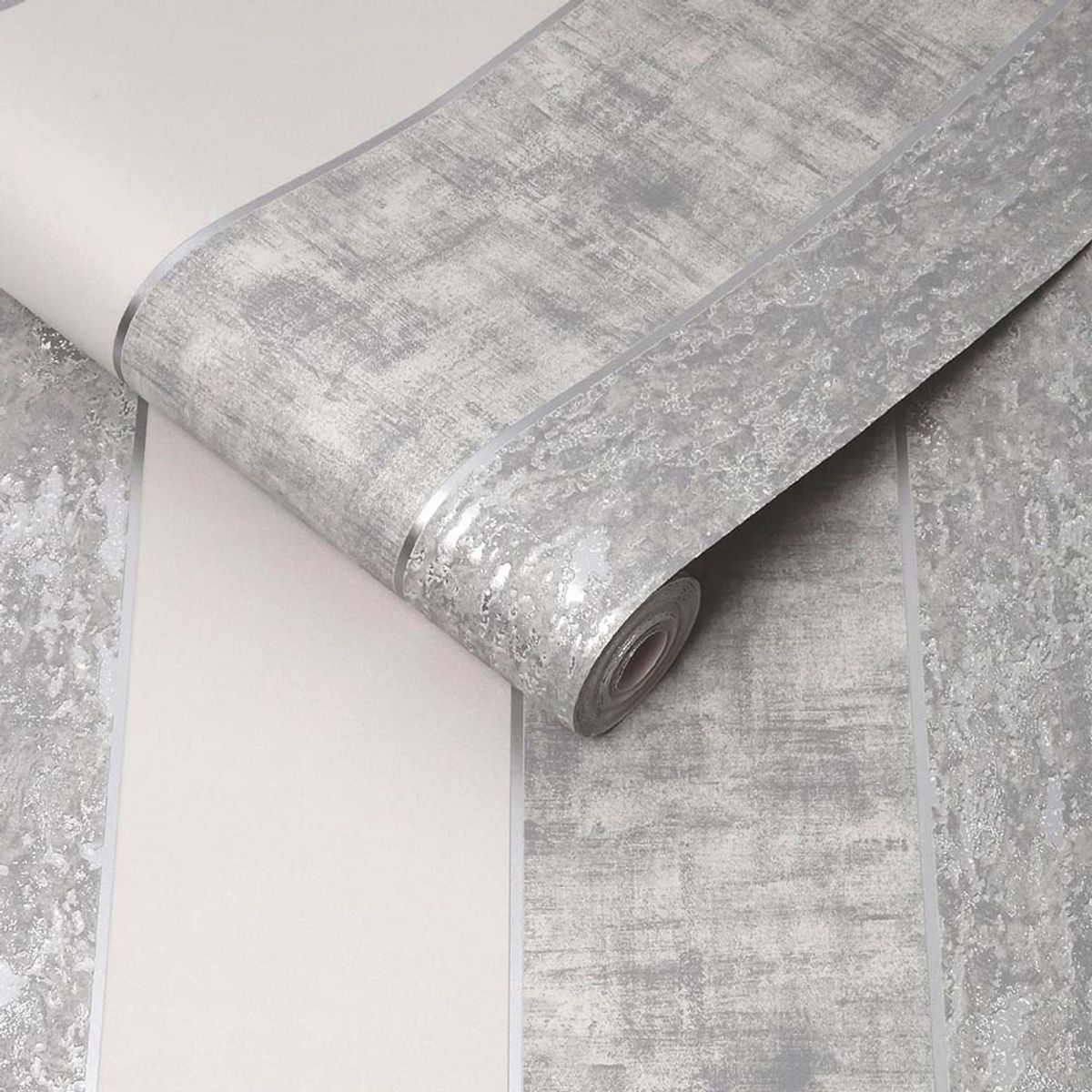 MULTITOP - Papel Tapiz Vittorio Milan Stripe 052X10 Mts Grey