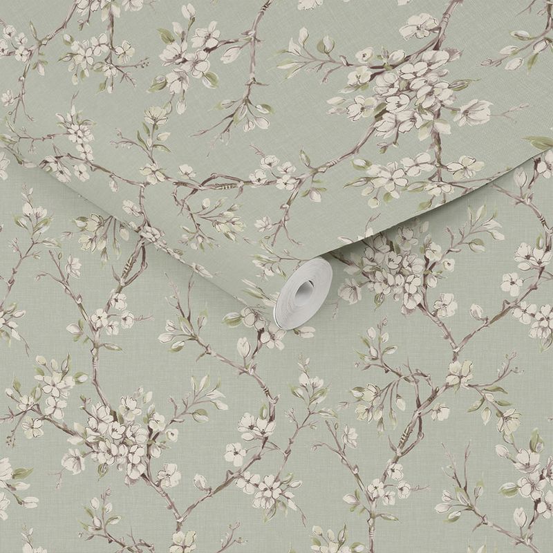 MULTITOP - Papel Tapiz Secret Garden Eliza 052X10 Mts Sage