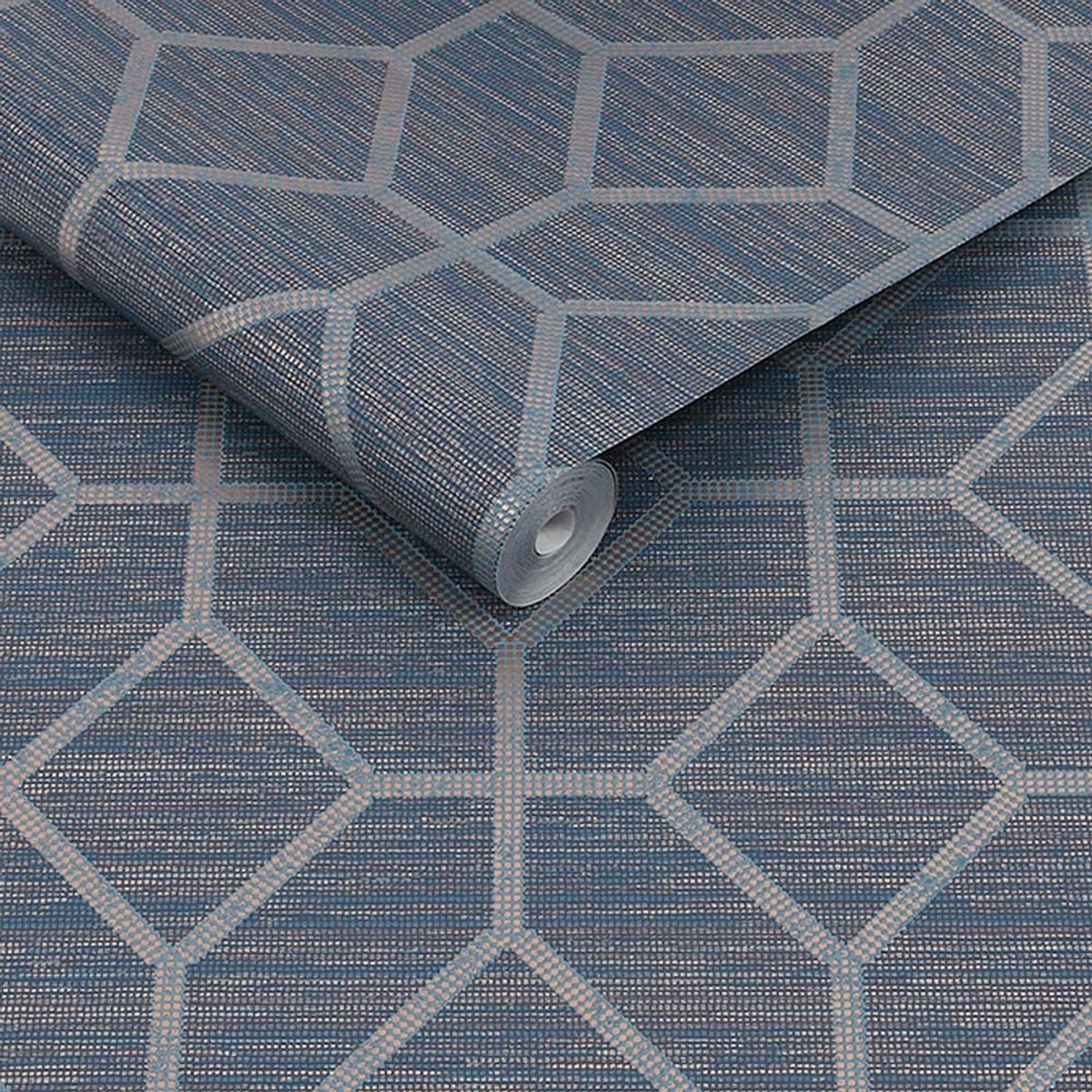 MULTITOP - Papel Tapiz Opulence Asscher Geo 052X10 Mts Sapphire