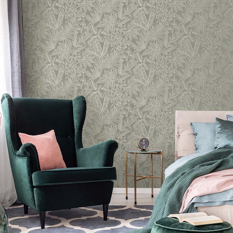 MULTITOP - Papel Tapiz Opulence Paradise 052X10 Mts Sage