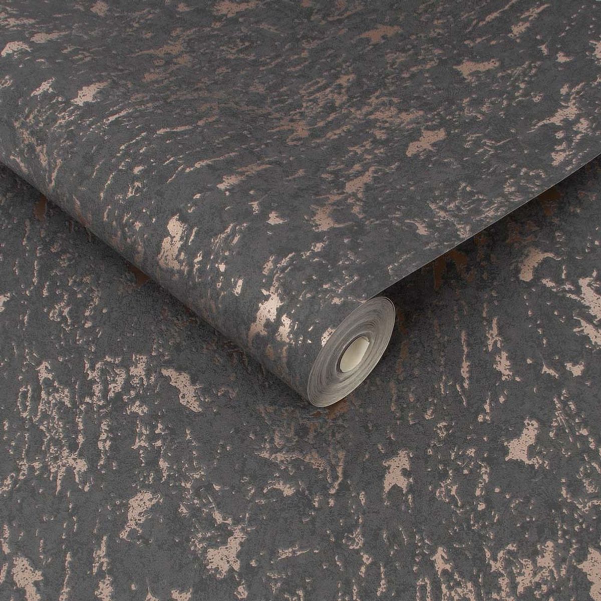 MULTITOP - Papel Tapiz Vittorio Milan 052X10 Mts Charcoalrose Gold