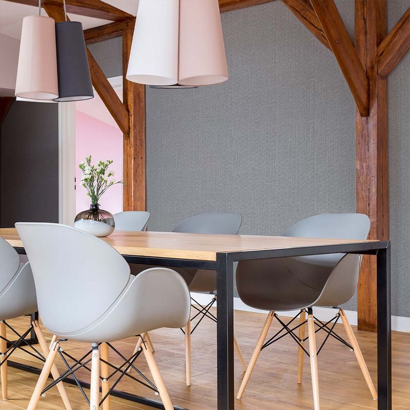 MULTITOP - Papel Tapiz Secret Garden Hessian 052X10 Mts Grey