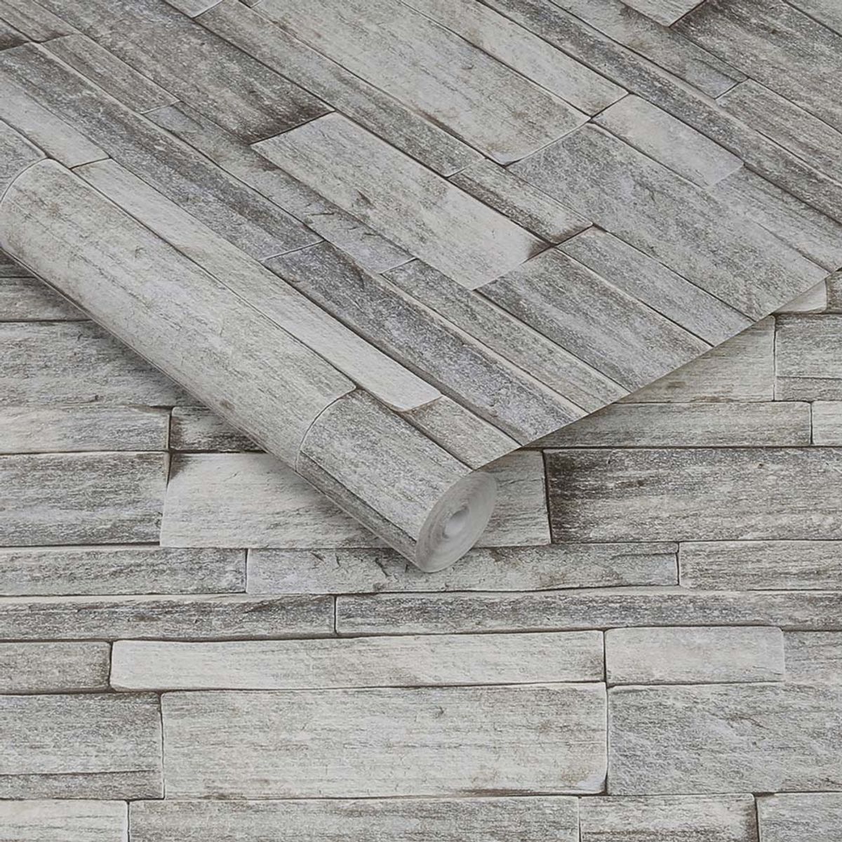MULTITOP - Papel Tapiz Oasis Stone Wall 052X10 Mts Grey