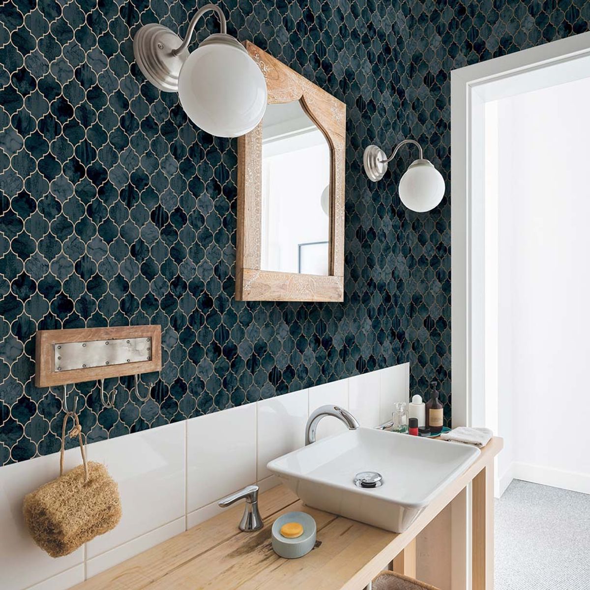 MULTITOP - Papel Tapiz Oasis Tegula 052X10 Mts Teal