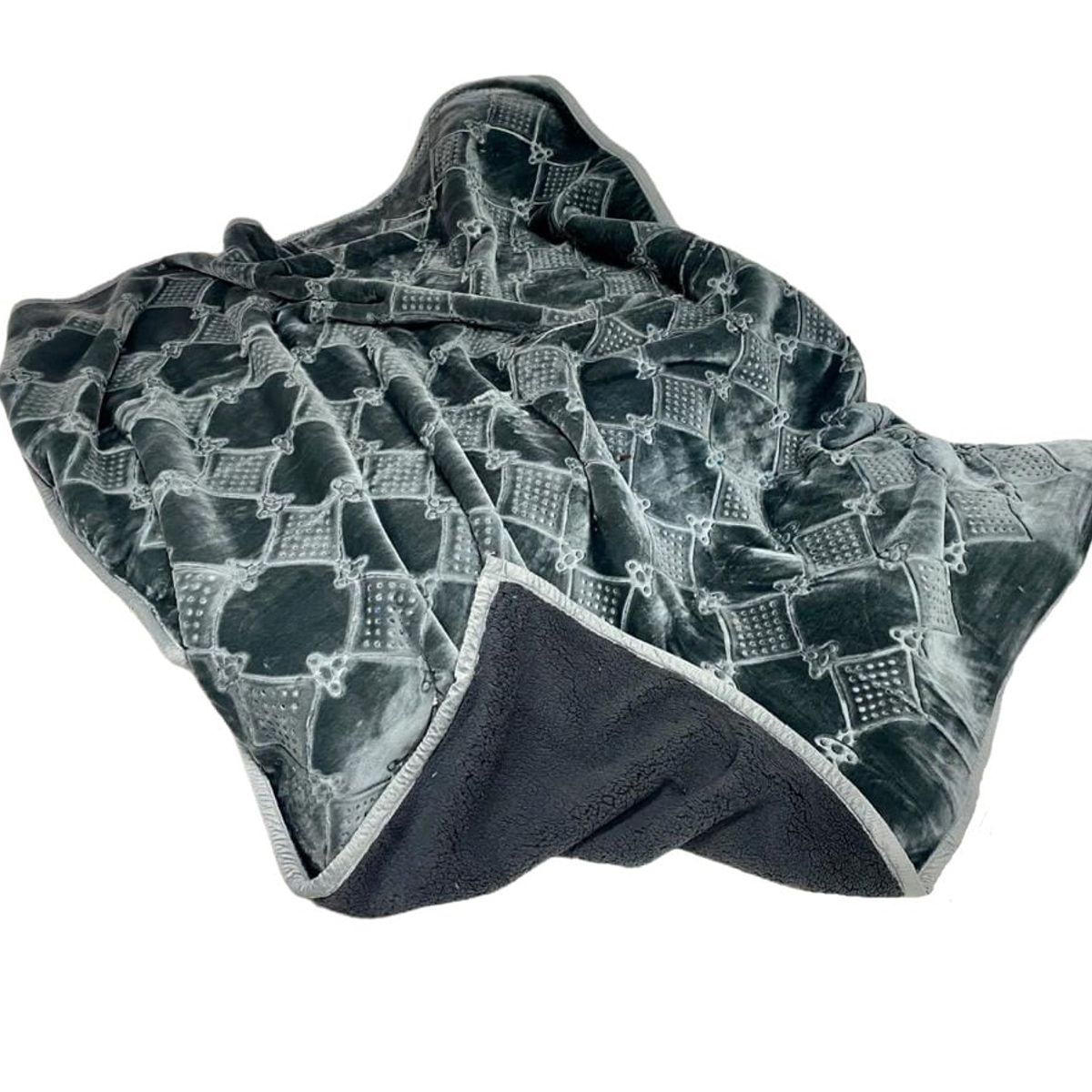 GENERICO - Frazada terciopelo colcha gruesa de 2 Plazas