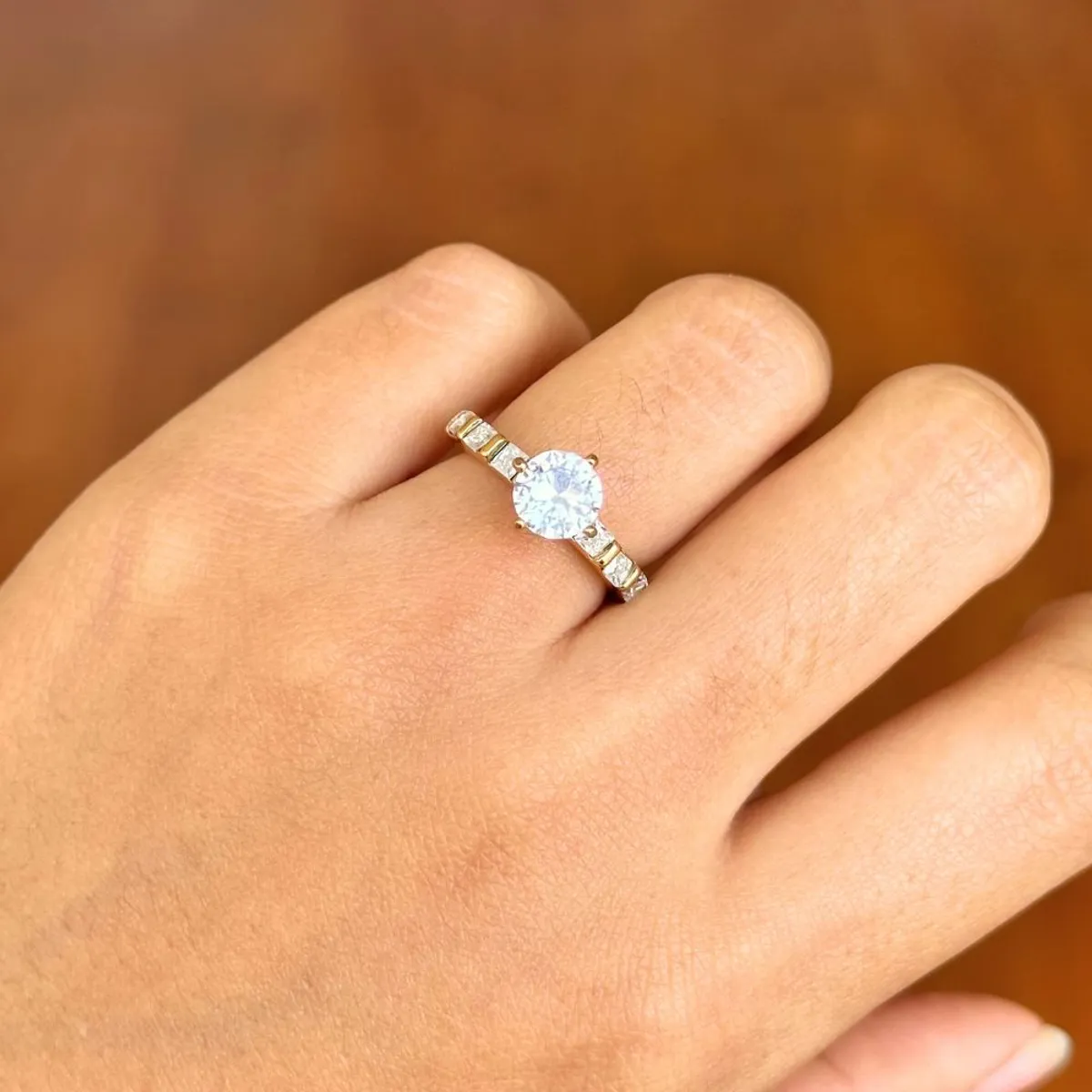 GENERICO - Anillo Promesa Diamond Circones Waterproof