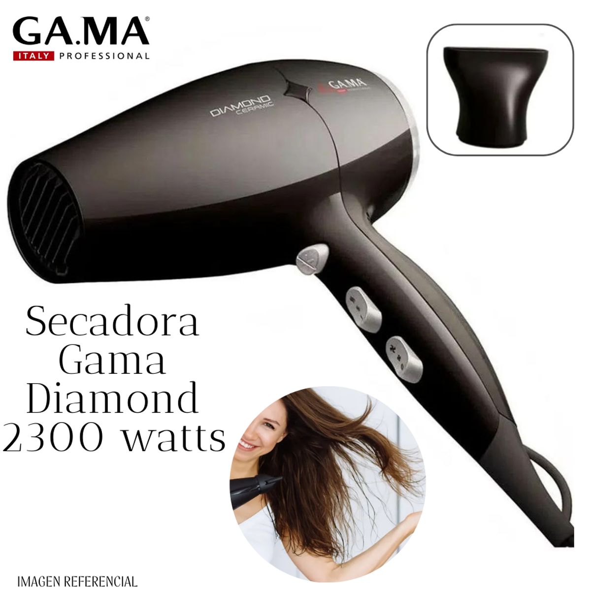 GAMA - Secadora Gama Diamond Ceramic 2300 watts.