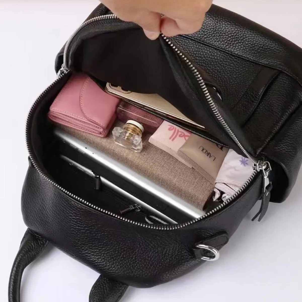 ARMUZ - Mochila De Cuero Vacuno FREYA 8069 Para Dama