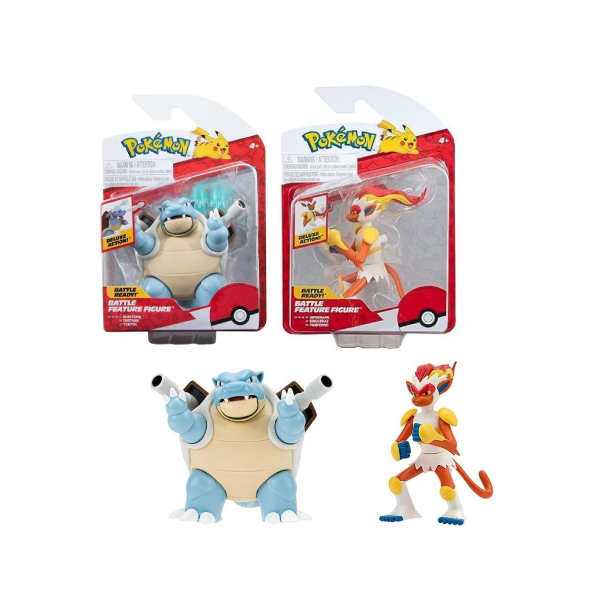 POKEMON - Pokemon Jazwares Pack Blastoise Infernape