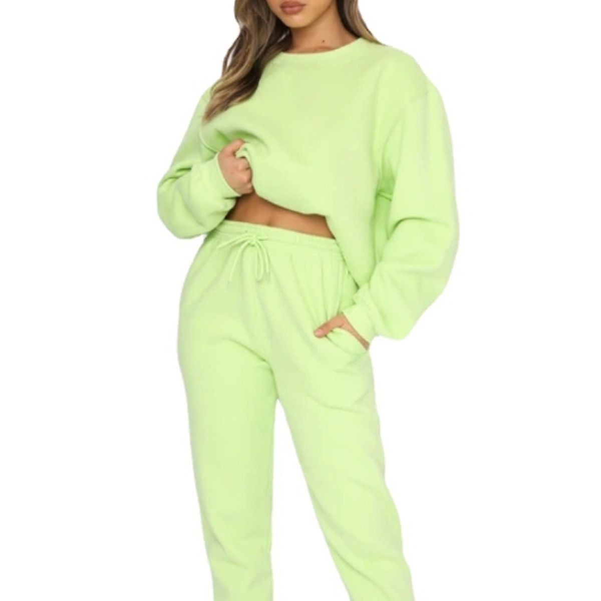 BLWOENS - Conjunto mujer buzo polera y jogger- 2 piezas