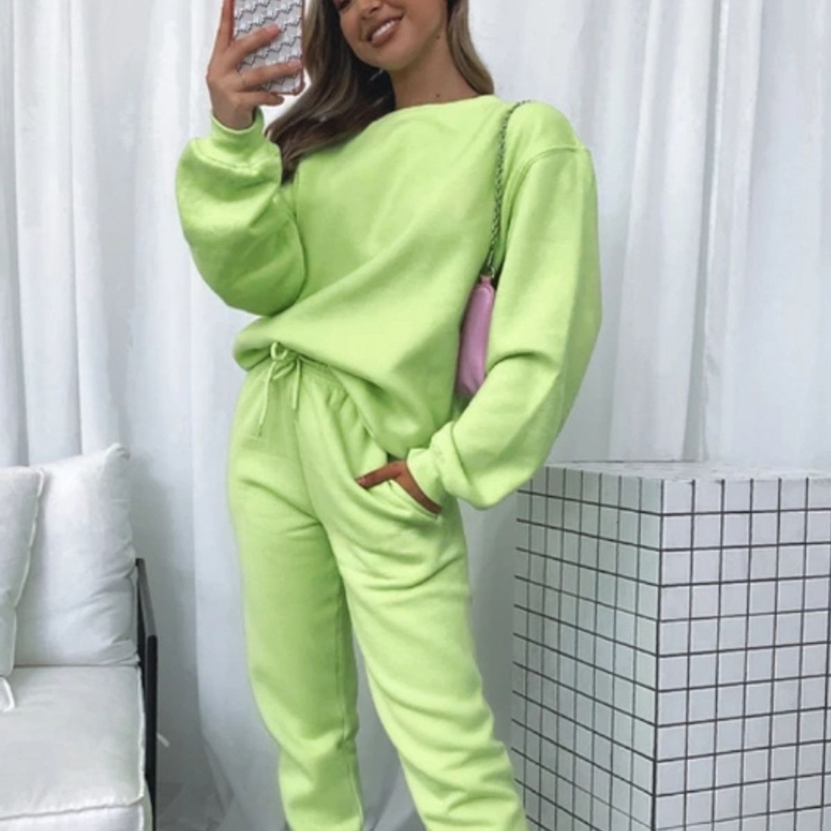 BLWOENS - Conjunto mujer buzo polera y jogger- 2 piezas