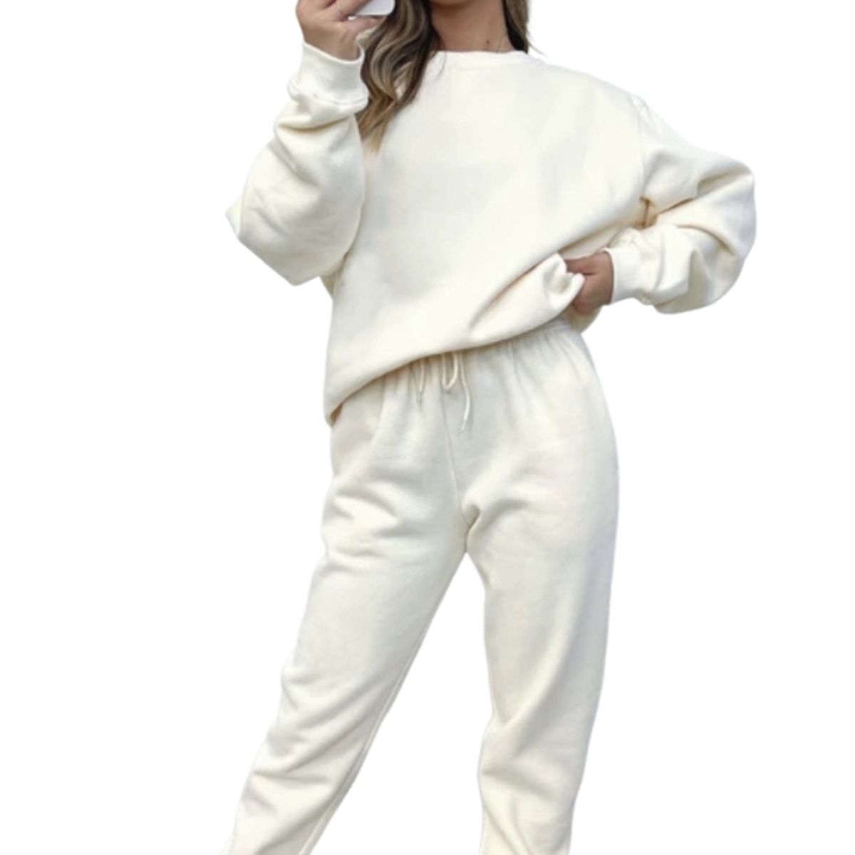 BLWOENS - Conjunto mujer buzo polera y jogger- 2 piezas