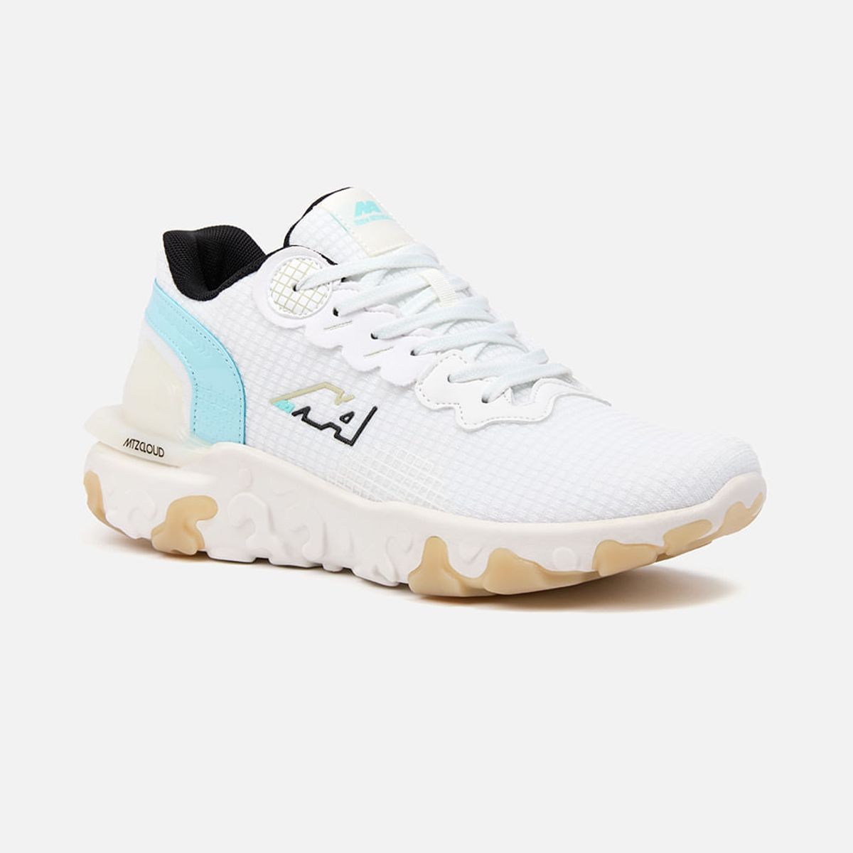 NEW ATHLETIC - Zapatillas New Athletic Lifestyle Mtzcloud67 Blanco Con Celeste Hombre