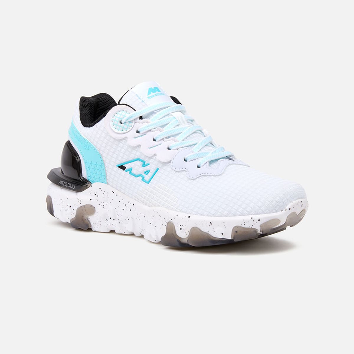 NEW ATHLETIC - Zapatillas New Athletic Lifestyle Mtzcloud67 Blanco Con Celeste Mujer