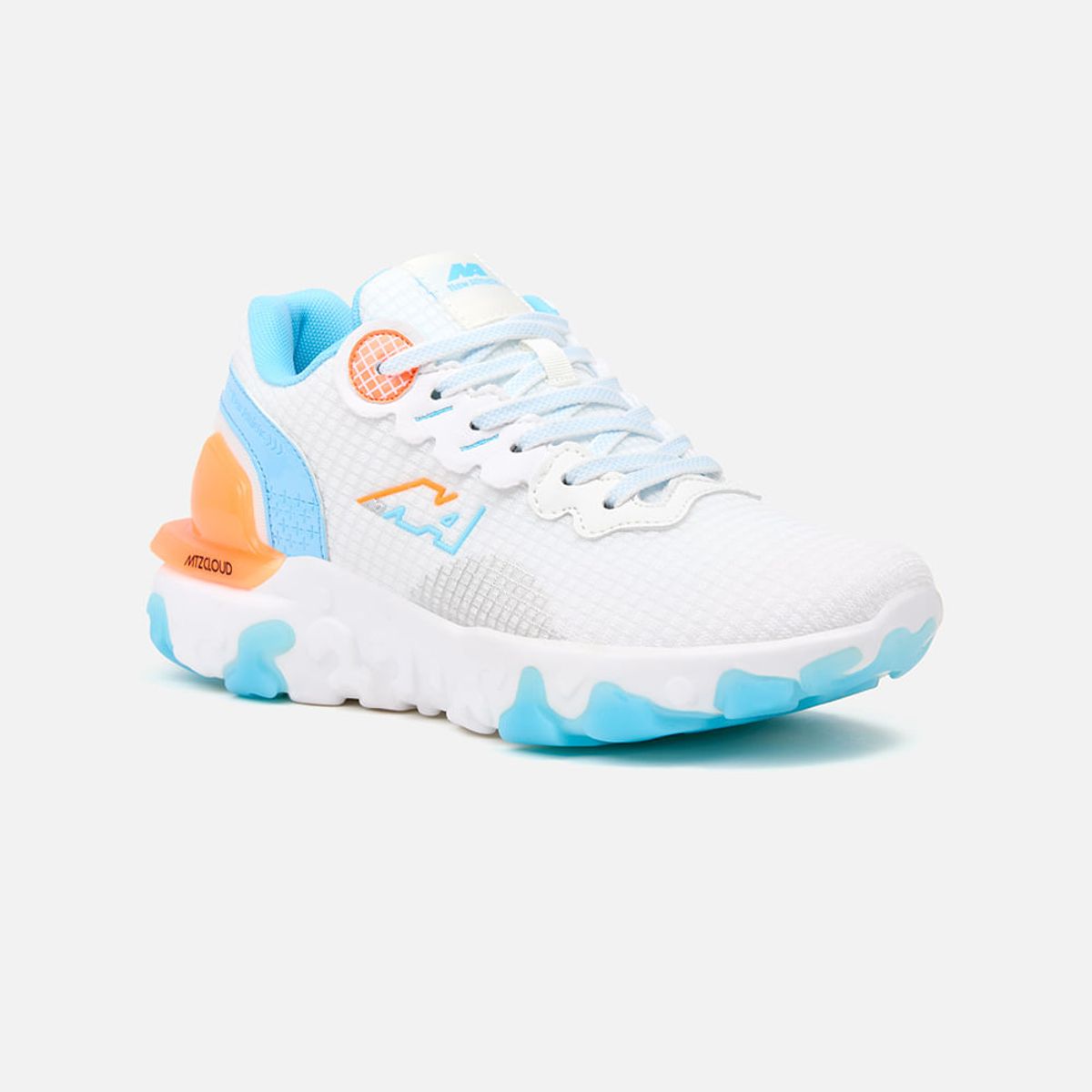 NEW ATHLETIC - Zapatillas New Athletic Lifestyle Mtzcloud67 Crema Con Celeste Mujer