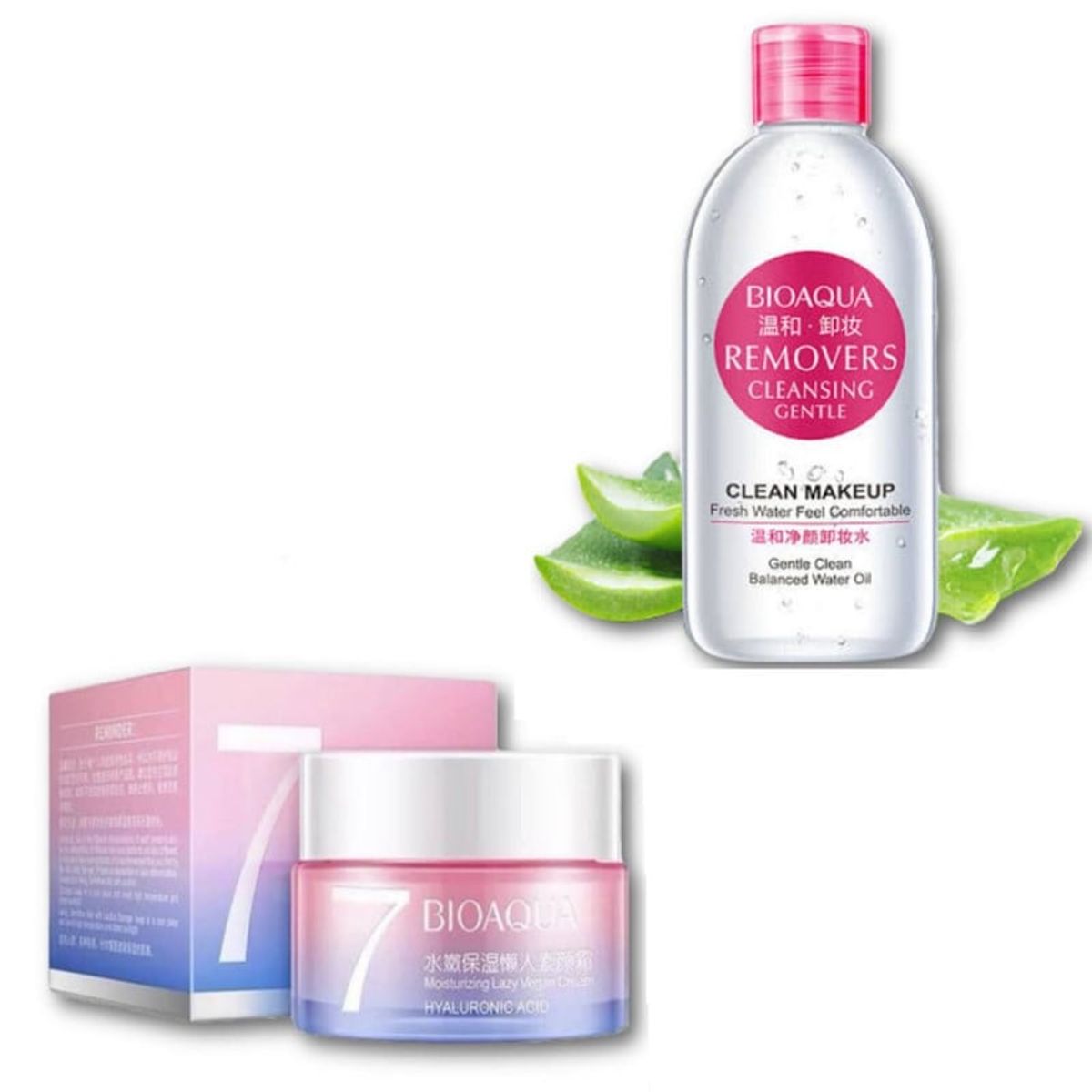 BIOAQUA - PACK CREMA HIDRATANTE V7 Y AGUA MICELAR 250ML BIOAQUA