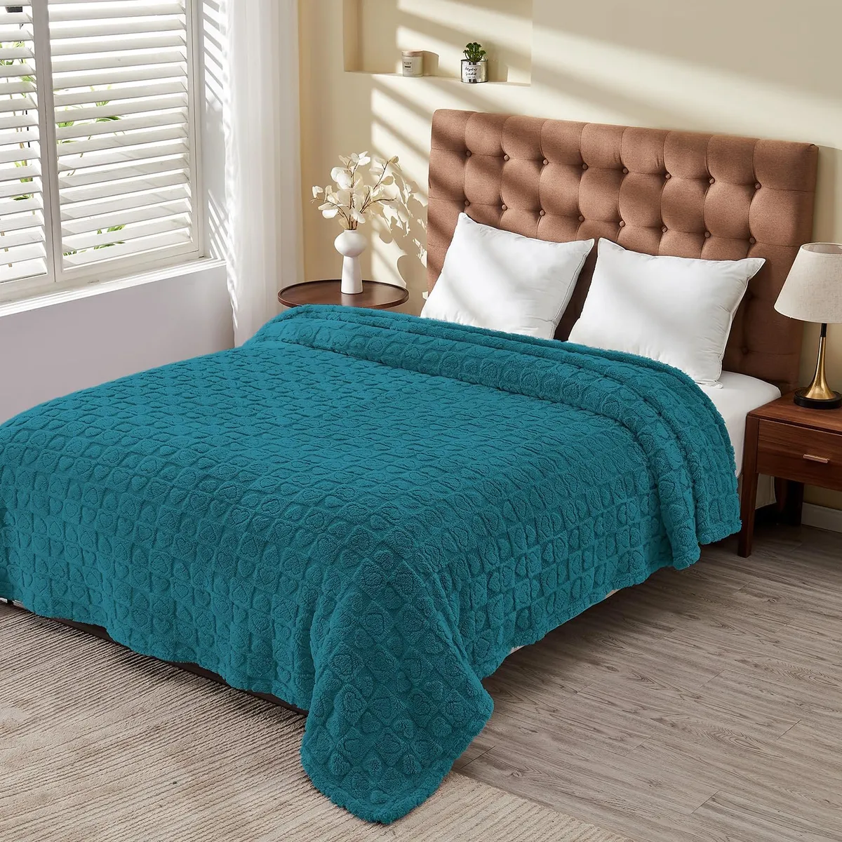 GENERICO - MANTA FELPADA DE CORAZON