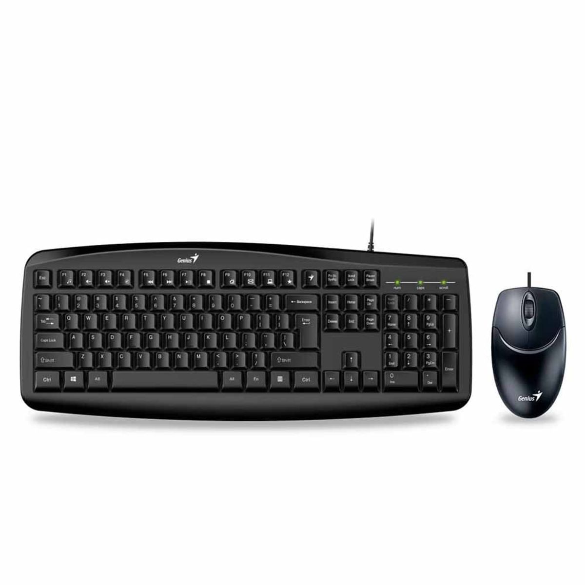 GENIUS - Teclado Genius+Mouse Smart Km-200 Usb Multimedia Black