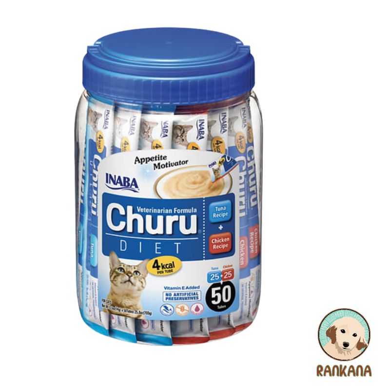 CHURU - BOTE SNACKS CHURU DIET X 50 SACHETS ATUN / POLLO