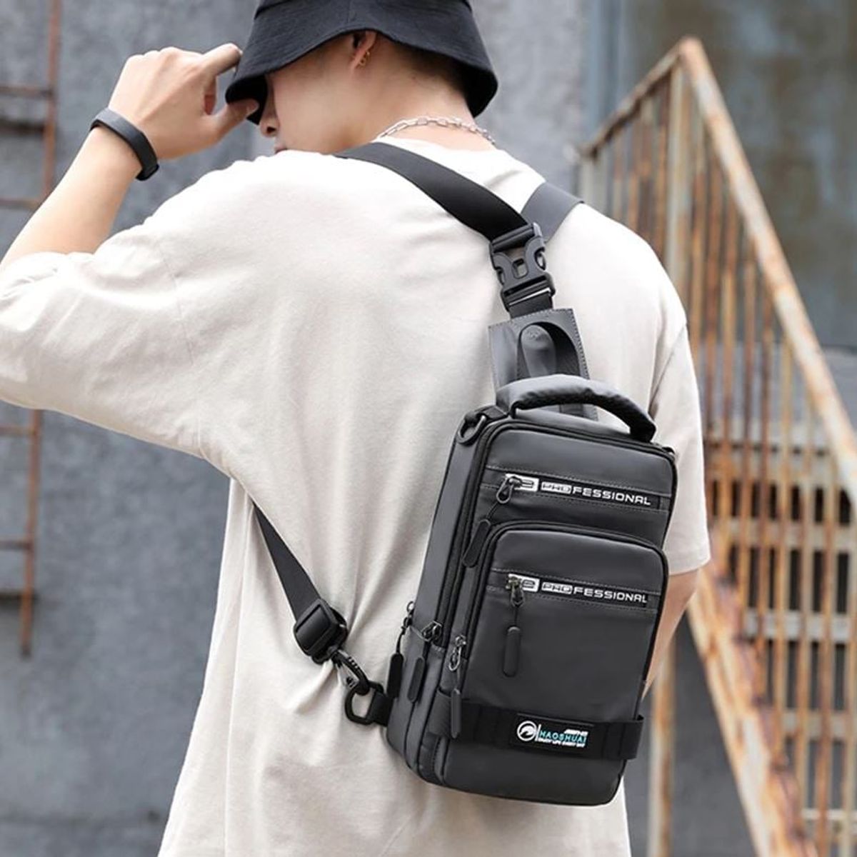 GENERICO - MORRAL IMPERMIABLE MULTIUSO 3 EN 1 PROFESSIONAL HAOSHUAI