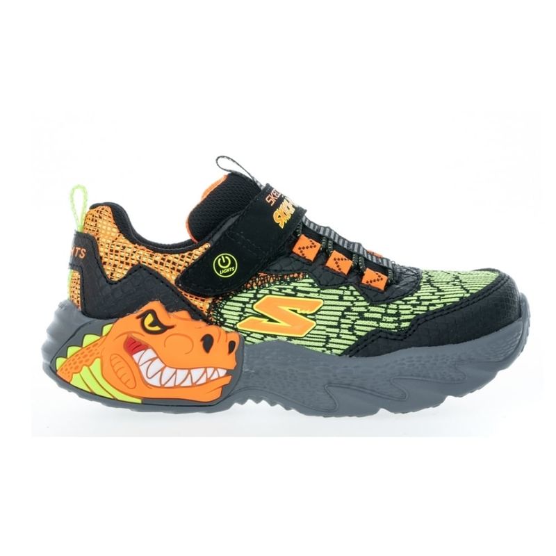 SKECHERS - ZAPATILLA SKECHERS NIÑO DINO-LIGHTS 400615L-BKOR