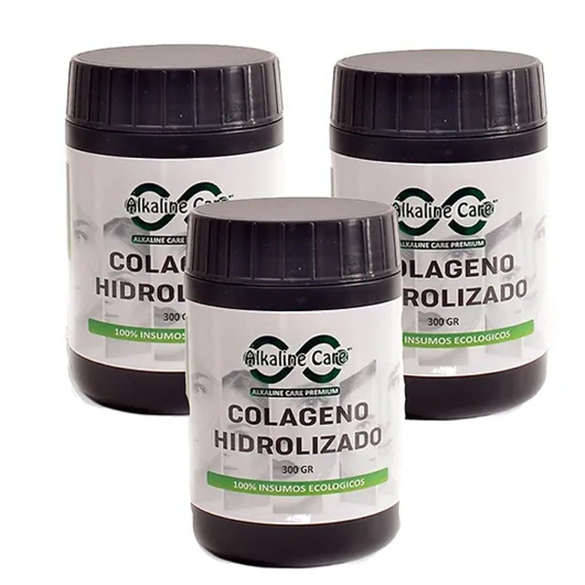 ALKALINE CARE - Colágeno Hidrolizado 300gr x 3 Alkaline Care