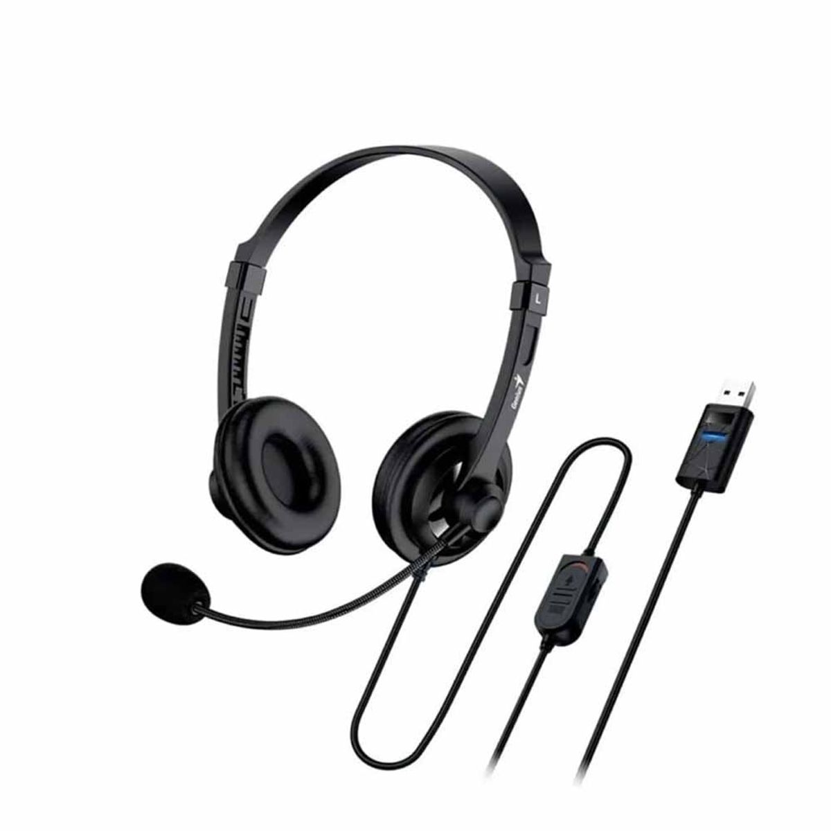 GENIUS - Audifono Genius HS-230U Usb CMicro Para Pc Laptop - Negro