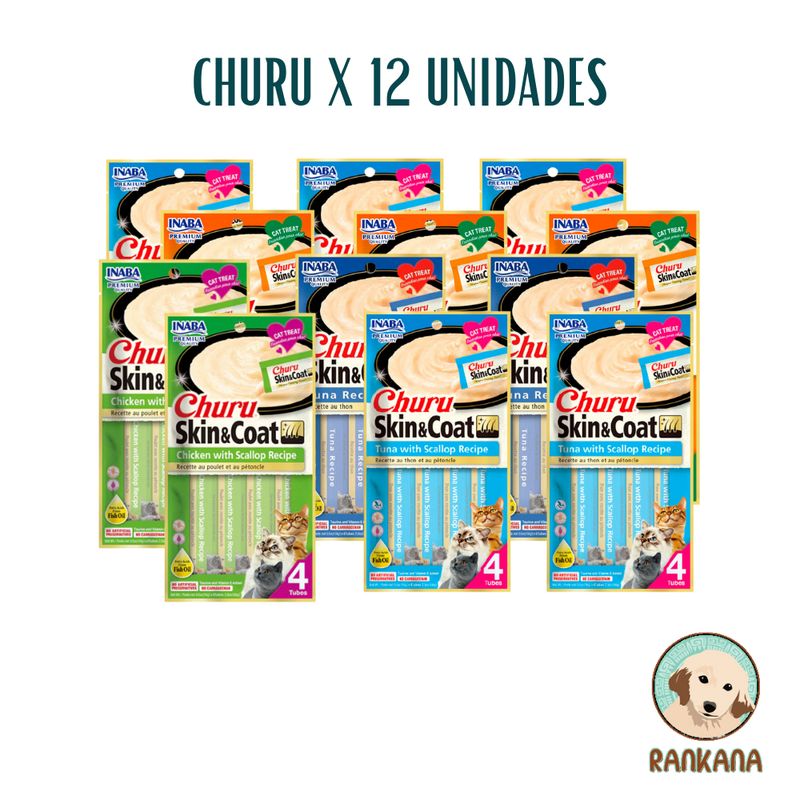 CHURU - SNACKS CHURU SYC X 4 VARIADO / 12 UNIDADES