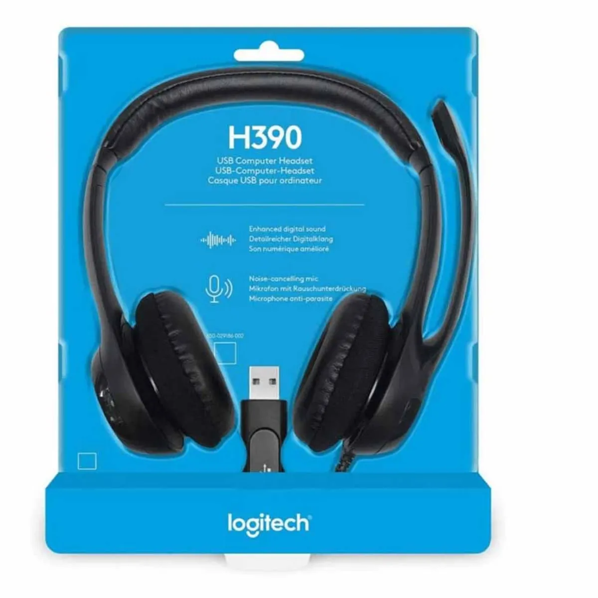 LOGITECH - Audifono Logitech H390 con Microfono Usb Cable
