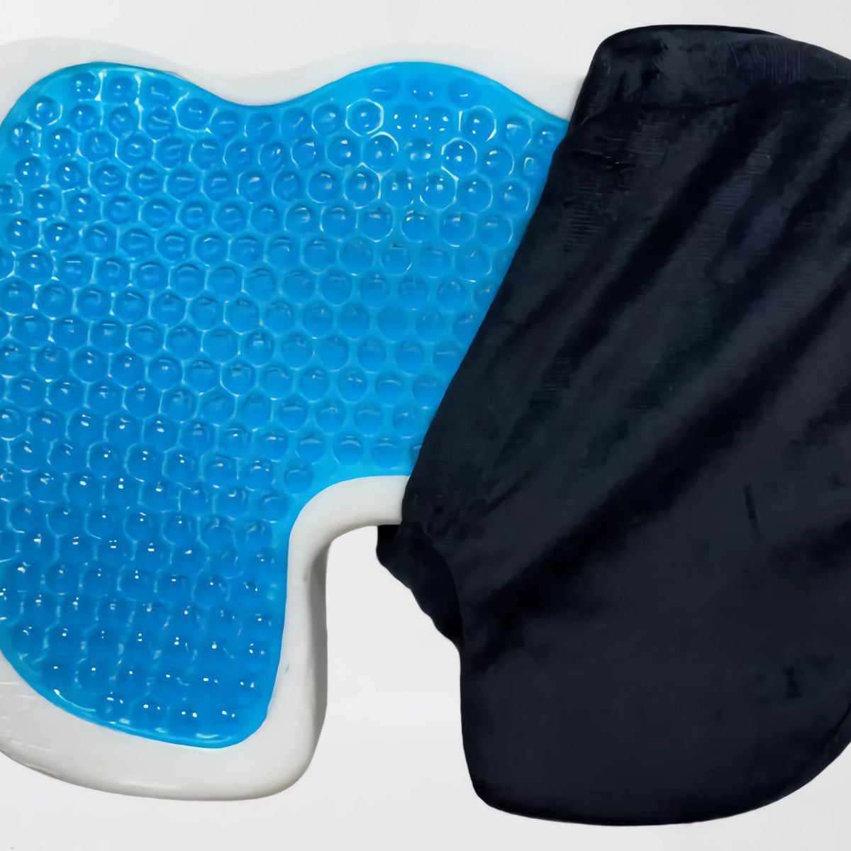 GENERICO - Cojín Asiento Ergonómico con Gel Viscoelástico  Alivio y Soporte