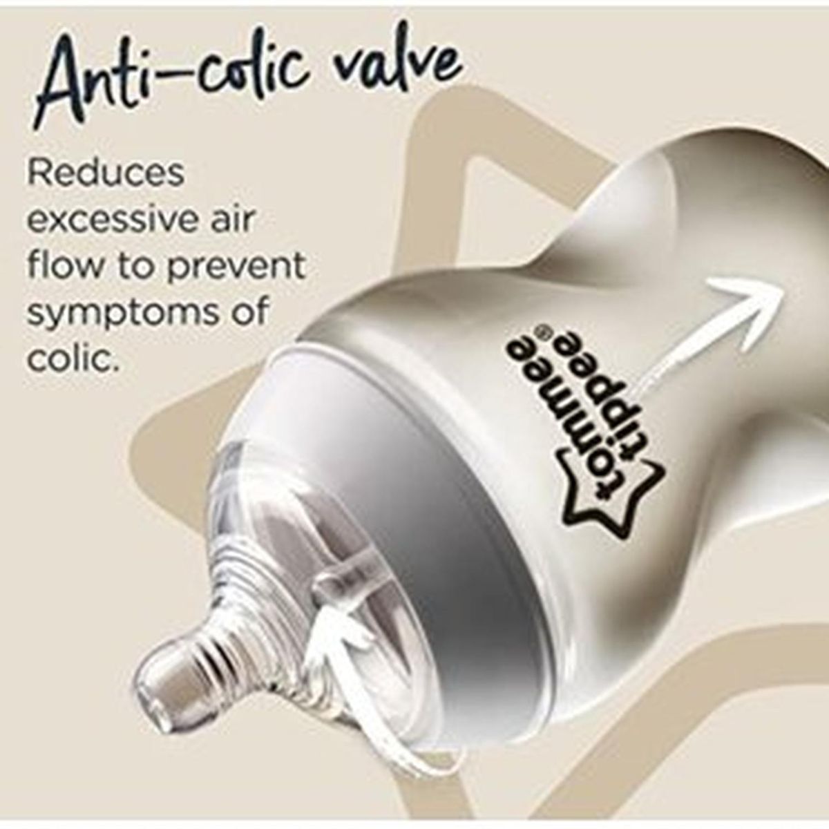 TOMMEE TIPPEE - Packx2 Biberon Tommee Tippee  Anti Colicos 150 ml - Celeste