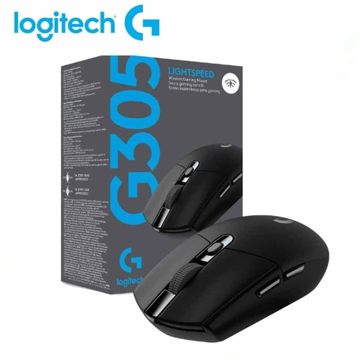 LOGITECH - MOUSE LOGITECH G305 LIGTHSPEED WIRELESS BLACK