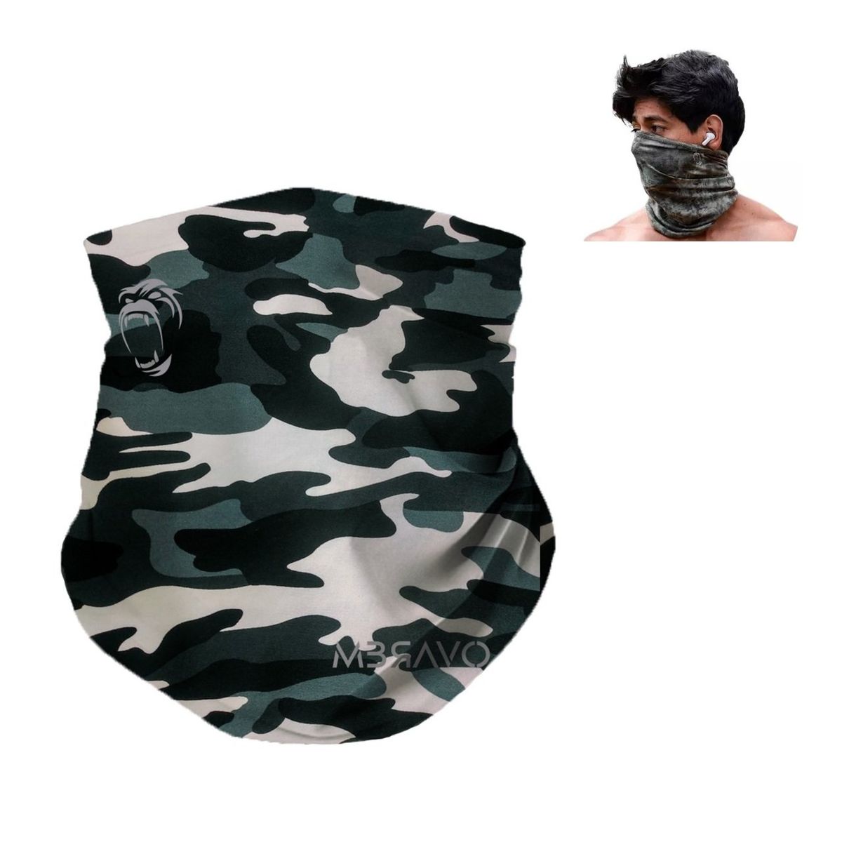 GENERICO - CUELLERA BANDANA TUBULAR DEPORTIVA ANTIALERGICA CAP