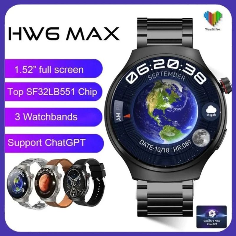 GENERICO - SMARTWATCH  HW6 MAX PANTALLA AMOLED