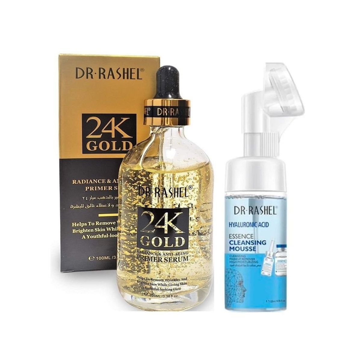 GENERICO - Primer Serum 24K Gold + Desmaquillador Ácido Hialu Dr Rashel