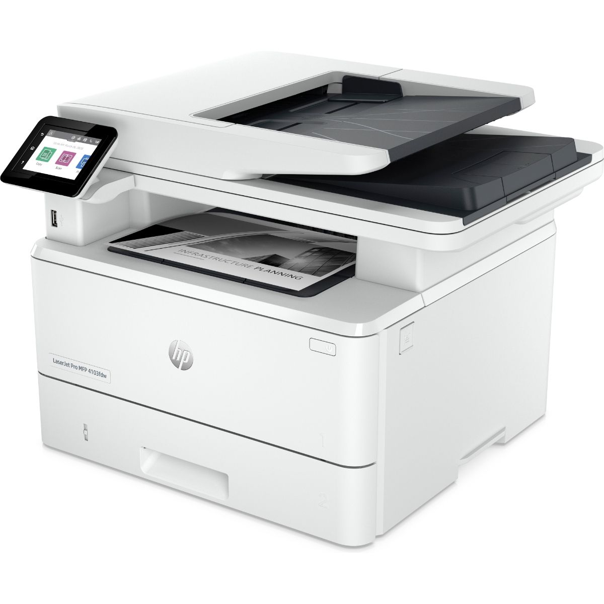 HP - Impresora multifuncional HP LaserJet Pro MFP 4103fdw